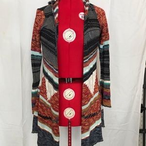 Woman’s tribal print sweater